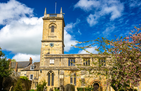St Mary Magdalene church in Woodstock, Oxfordshire - Englandの写真素材