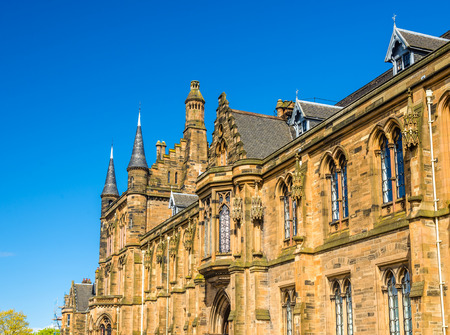 University of Glasgow Main Building - Scotlandのeditorial素材