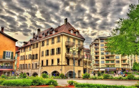 Buildings in the old town of Annecy - Franceのeditorial素材