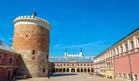 View of the Lublin Royal Castle in Polandのeditorial素材