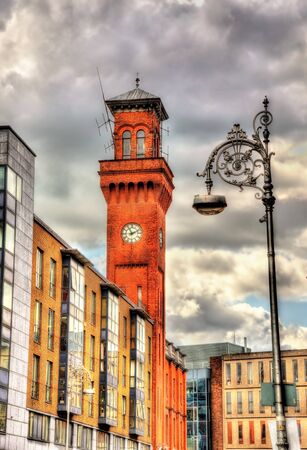 Watchtower at Dublin central fire station - Irelandのeditorial素材