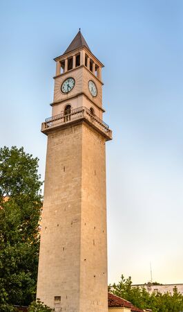 The Clock Tower of Tirana - Albaniaの写真素材