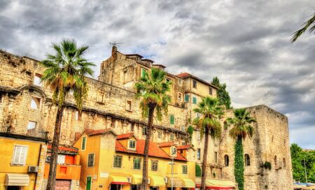 View of Diocletian's Palace in Split - Croatiaのeditorial素材