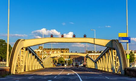 The Queen's Bridge in Rotterdam - the Netherlandsのeditorial素材