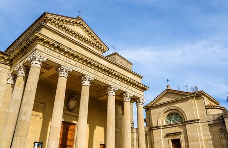 Basilica di San Marino and St. Peter Churchのeditorial素材