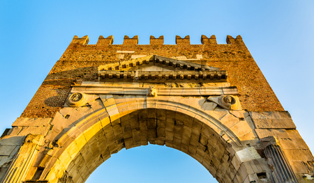 The Arch of Augustus at Rimini - Italyの写真素材