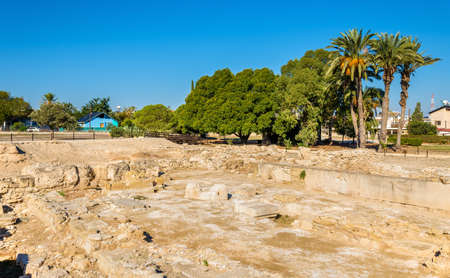 Ancient Kition, an archaeological site in Larnaca - Cyprusのeditorial素材