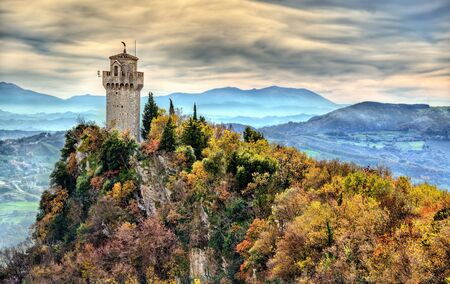 The Montale, the Third Tower of San Marinoのeditorial素材