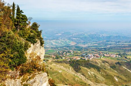 Monte Titano, a mountain in San Marinoのeditorial素材