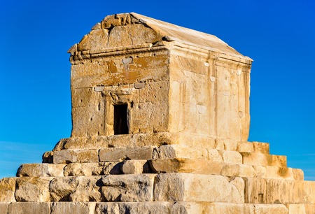 Tomb of Cyrus the Great in Pasargadae - Iranの写真素材