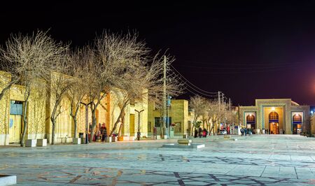 Ahmadi street in Shiraz at night - Iranの写真素材