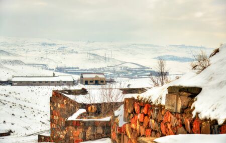 View of Yerevan - Armeniaの写真素材