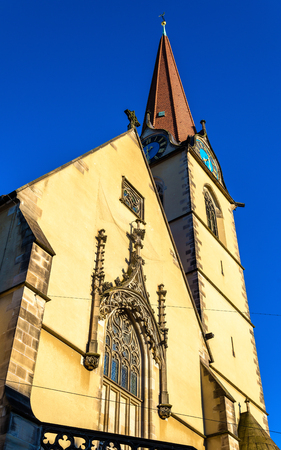 Heiliggeistkirche, a Roman Catholic church in Basel - Switzerlandの写真素材