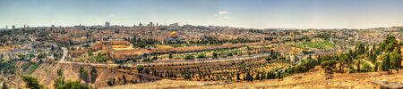 View of the Temple Mount in Jerusalem - Israel