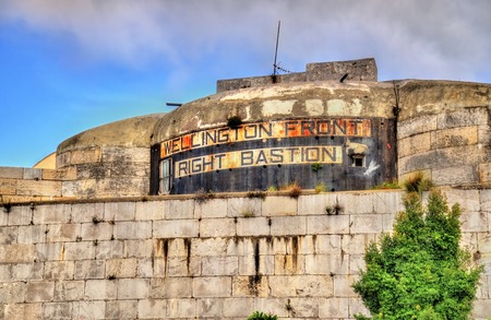 Wellington Front Right Bastion in Gibraltarの写真素材