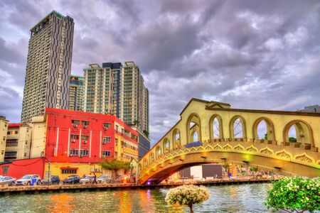 Jambatan Cathay Bridge in Malacca, Malaysia