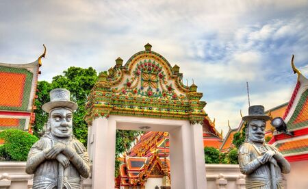 Wat Pho, a Buddhist temple complex in Bangkok, Thailandの写真素材