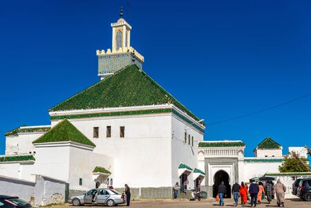 Cheikh El Kamel Mausoleum in Meknes, Moroccoの写真素材