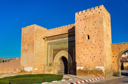 Bni Mhammed Gate in Meknes, Moroccoの写真素材