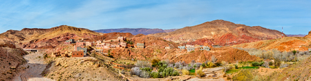 Landscape of Dades Valley in the High Atlas Mountains, Moroccoの写真素材