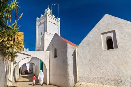 Mosque in Azemmour town, Moroccoの写真素材