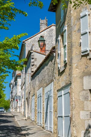 Historic buildings in Angouleme, Franceの写真素材