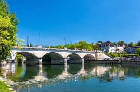 Pont-Neuf, a bridge in Cognac, Franceの写真素材