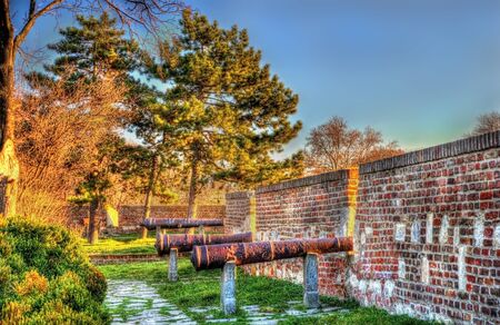 Ancient cannons at Belgrade Fortress - Serbia