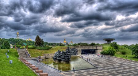 Museum of the Second World War (also Great Patriotic War) in Kiev, Ukraine. HDR image