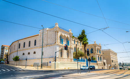 St. Louis French Hospital in Jerusalem - Israelの写真素材