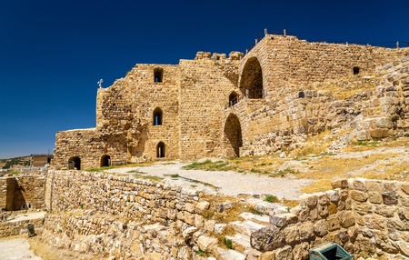 Medieval Crusaders Castle in Al Karak - Jordanの写真素材