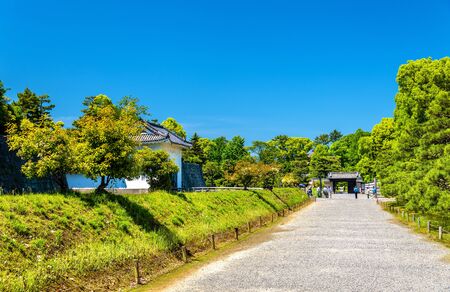 Grounds of Nijo Castle in Kyoto, Japanのeditorial素材