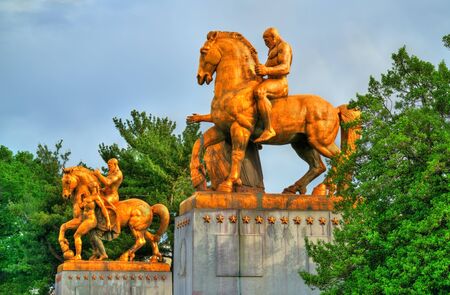 The Arts of War Statues at the Arlington Memorial Bridge - Washington D.C. United Statesのeditorial素材