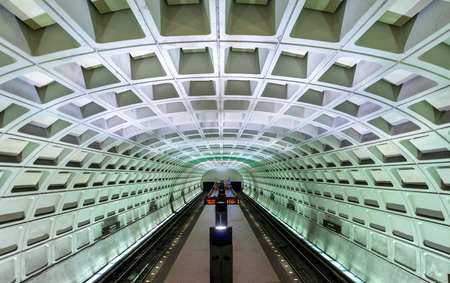 Capitol South metro station in Washington DC, United Statesのeditorial素材