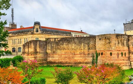 Gallo-Roman Ramparts in Dax - France, Landes Departmentの写真素材