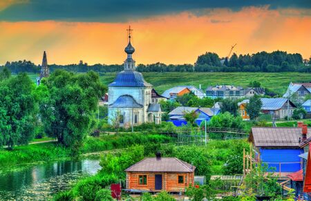 Churche of the Epiphany in Suzdal, Russiaの写真素材