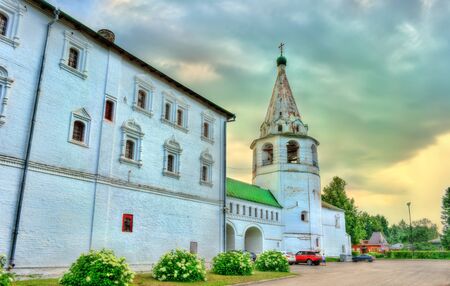 View of the Kremlin in Suzdal, a UNESCO heritage site in Russiaの写真素材