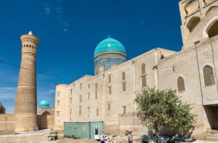 Mir-i Arab Madrasa at the Poi Kalyan complex in Bukhara, Uzbekistanの写真素材