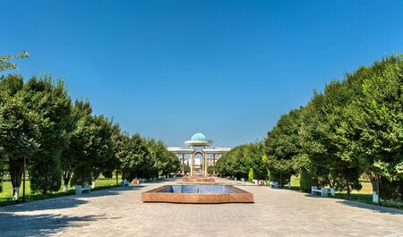 Jalal ad-Din Mingburnu Park in Urgench, Uzbekistanの写真素材