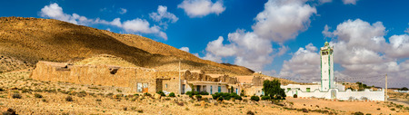 Ksar Ouled Mâhemed at Ksour Jlidet village, South Tunisiaの写真素材