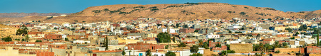 Panorama of Tataouine, a city in southern Tunisiaの写真素材
