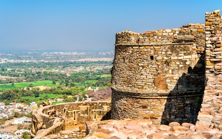 Rana Kumbha Palace at Chittor Fort. Rajastan State of Indiaの写真素材