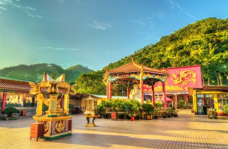 The Ten Thousand Buddhas Monastery in Hong Kongの写真素材