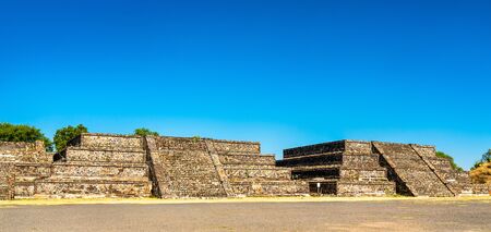 View of Teotihuacan in Mexicoの写真素材