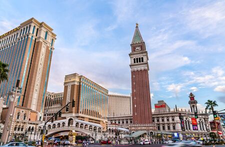 The Venetian luxury hotel and casino resort in Las Vegas, United Statesのeditorial素材