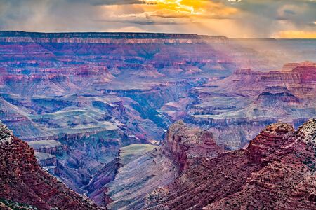 Landscape of the Grand Canyon in Arizona, USAの写真素材
