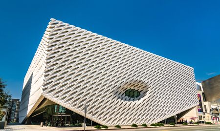 The Broad, a contemporary art museum in Downtown Los Angelesのeditorial素材