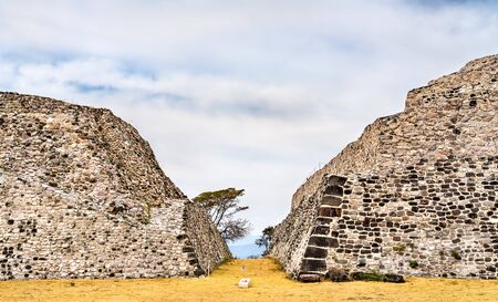 Xochicalco archaeological site, UNESCO world heritage in Morelos, Mexicoの写真素材