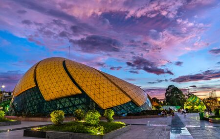 Lam Vien Square in Da Lat at sunset, Vietnam