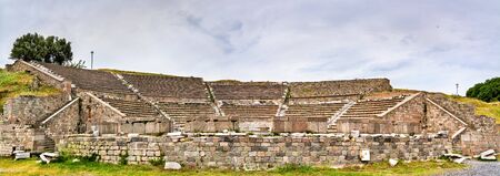 Ruins of Asclepieion of Pergamon in Turkeyの写真素材